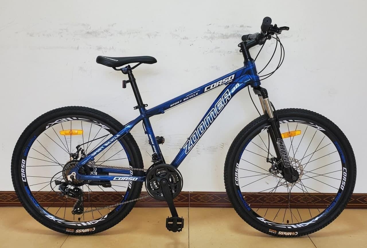 

Велосипед Спортивный CORSO Zoomer 26 дюймов рама 15 синий