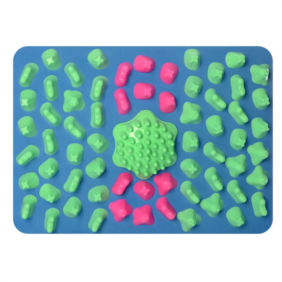 

Массажный коврик MAXLEND с пластиковыми камнями MS 3151-RY