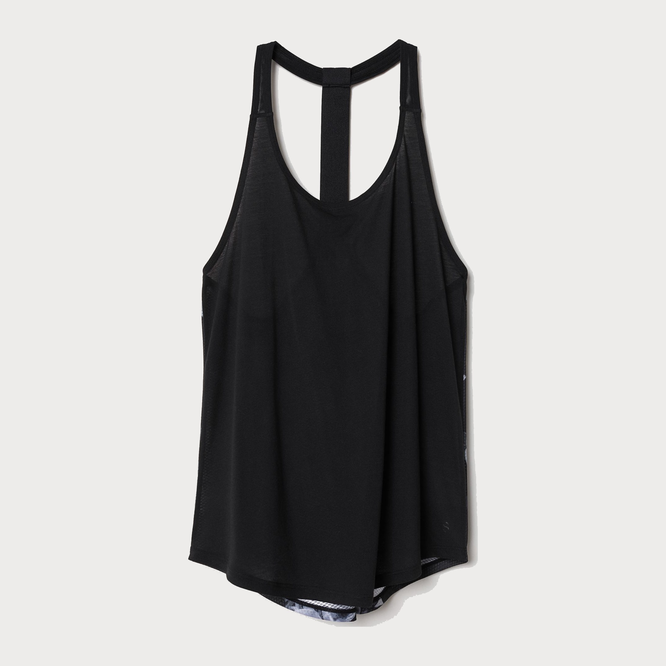 

Майка спортивная H&M 407-6340098 L Черная с серым