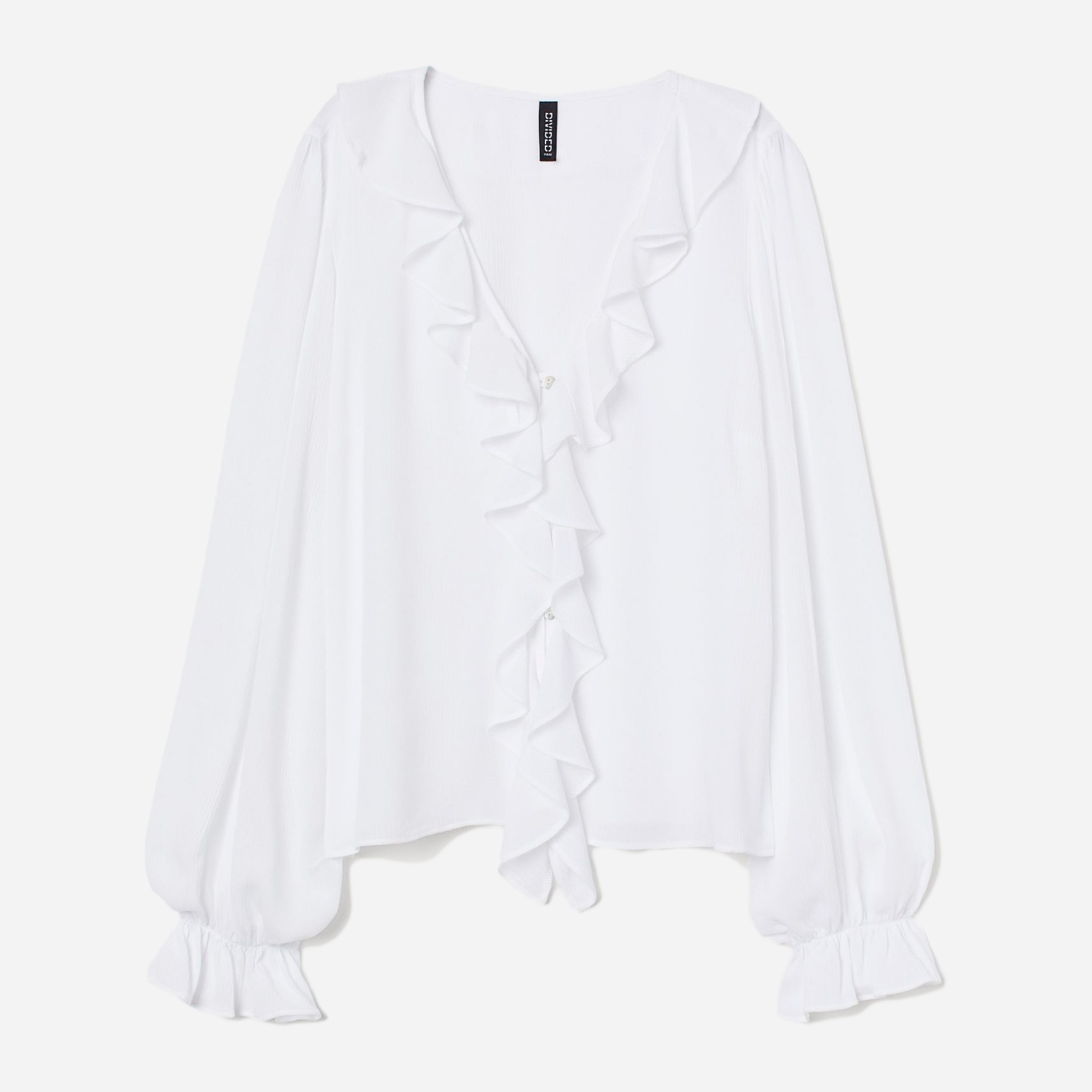

Блузка H&M 407-9266682 S Белая