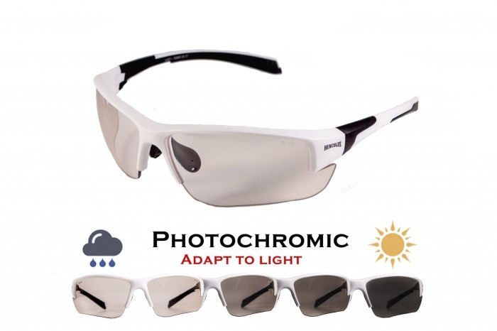 

Фотохромные очки хамелеоны Global Vision Eyewear HERCULES 7 WHITE Clear