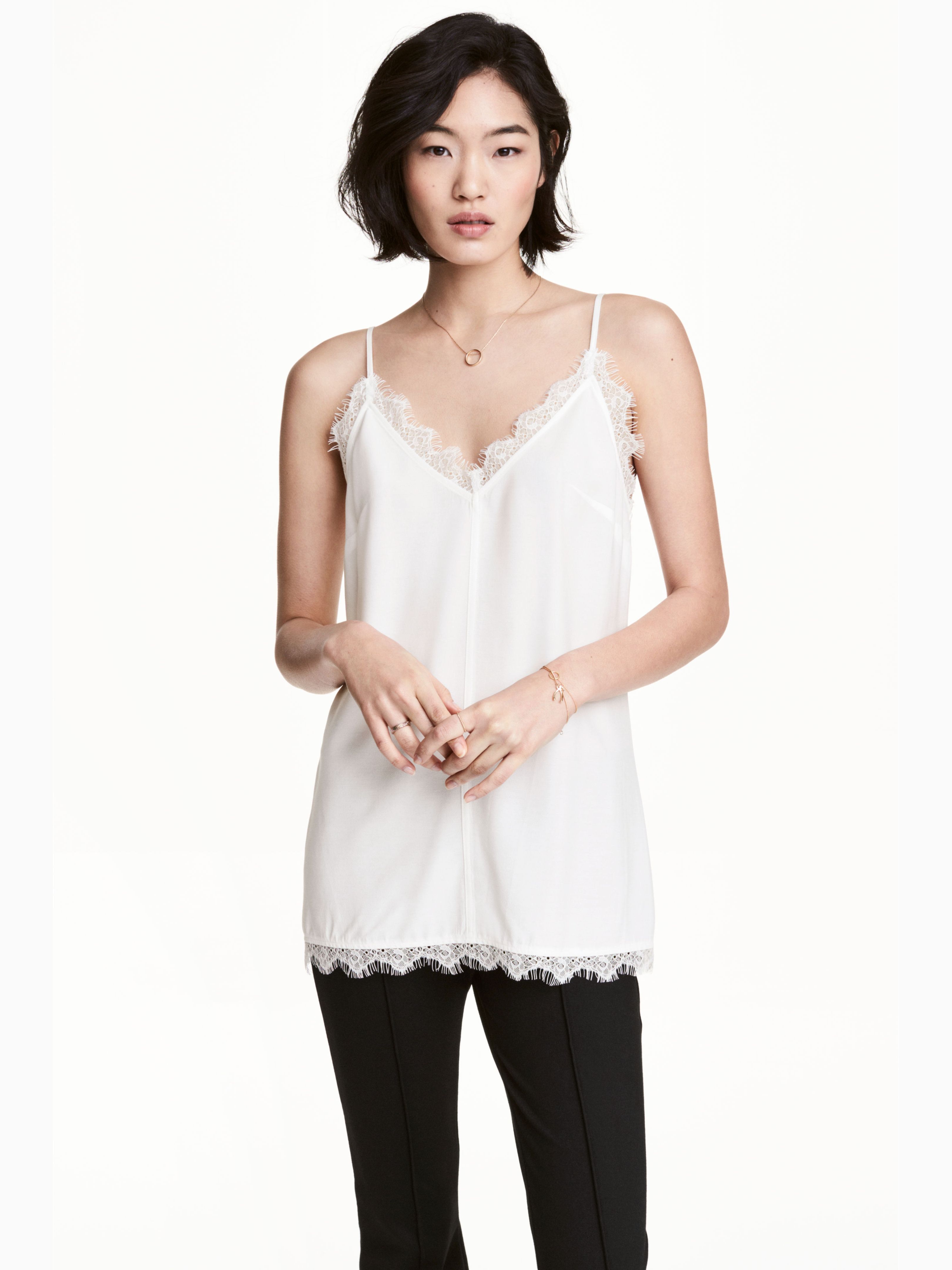 

Топ H&M 4578555-ACTS 34 Белый