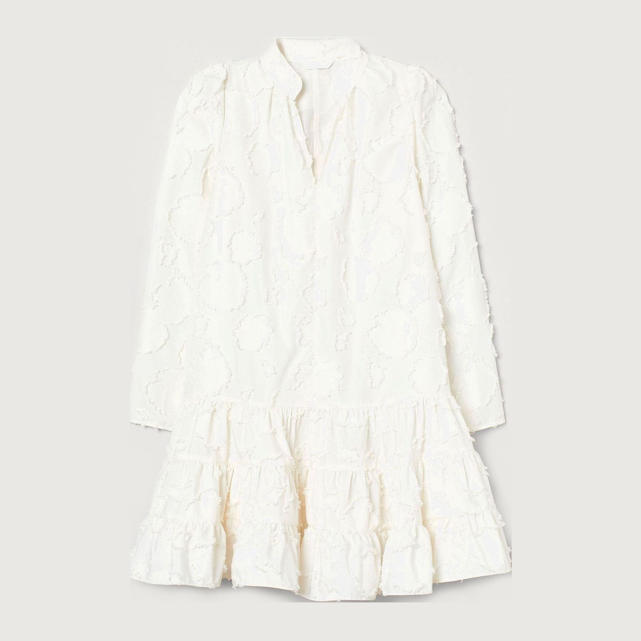 

Платье H&M 9093702-ABAK XS Молочное