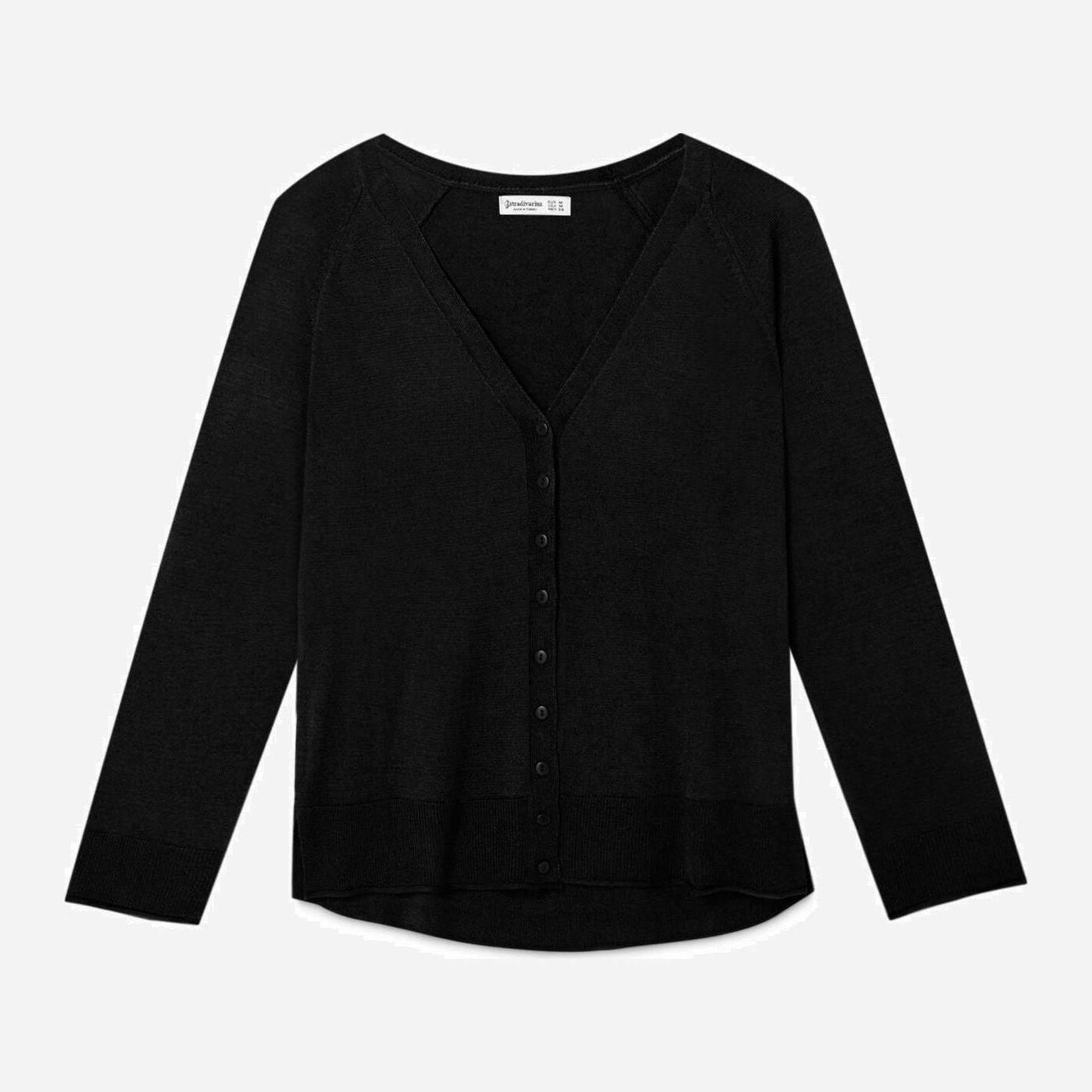 

Кардиган Stradivarius 1512/102/001-AAAD M Черный