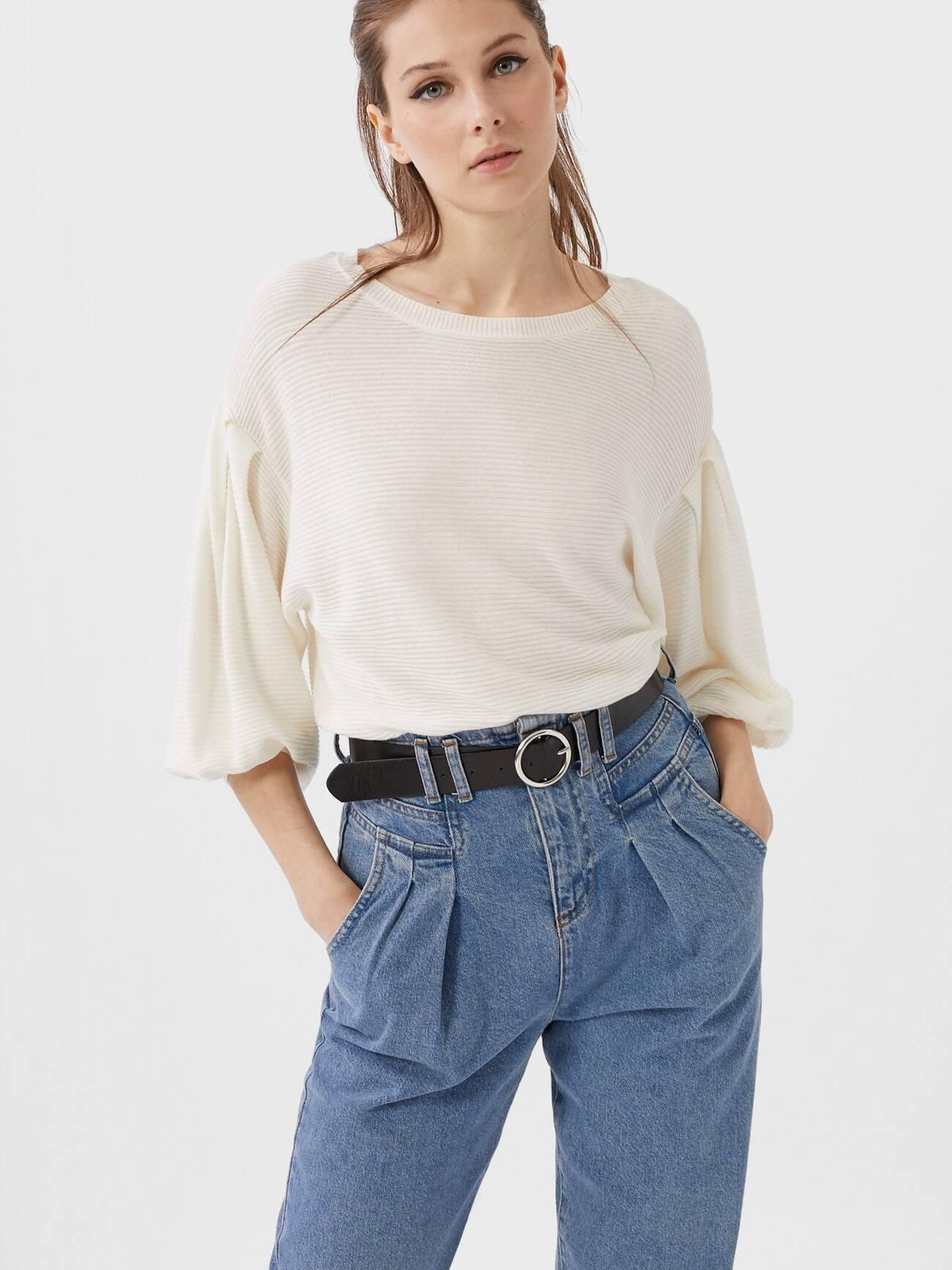 

Джемпер Stradivarius 1609/714/004-ACTS M Белый