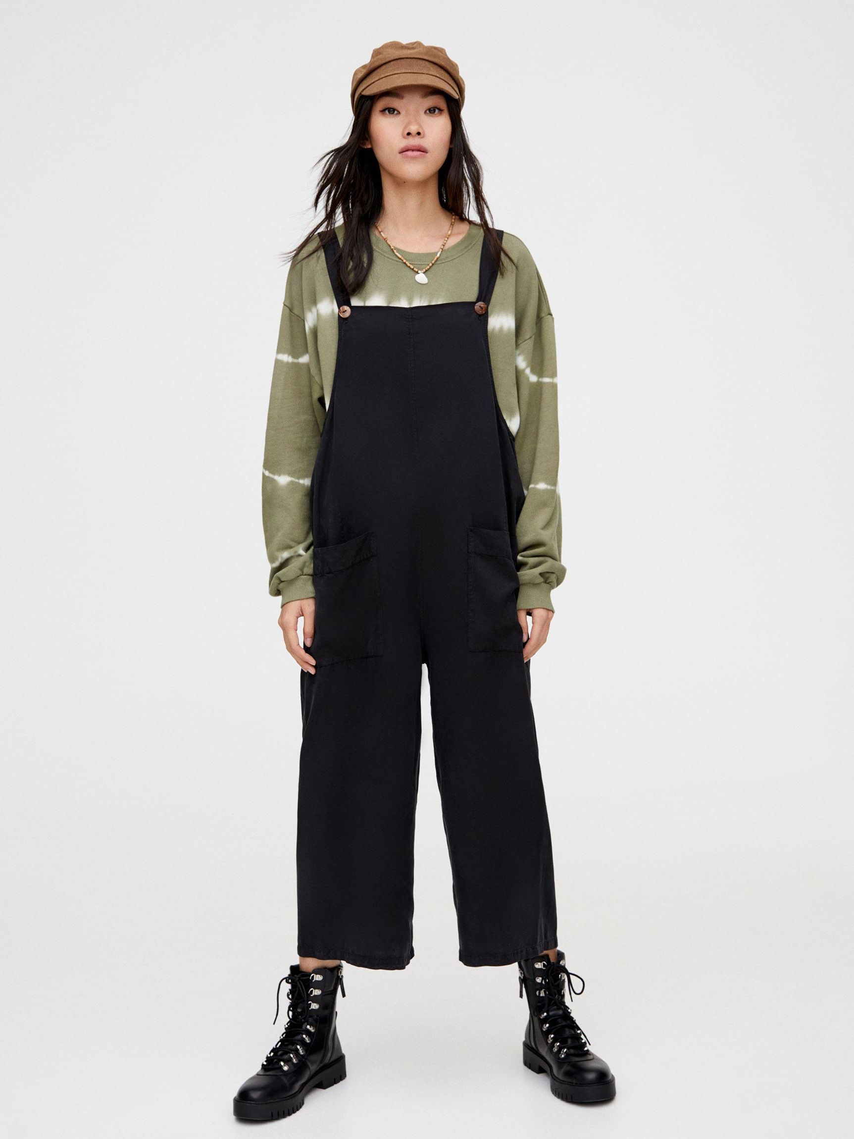 

Полукомбинезон джинсовый Pull & Bear 9637/333/807-ACWQ M Светло-коричневый