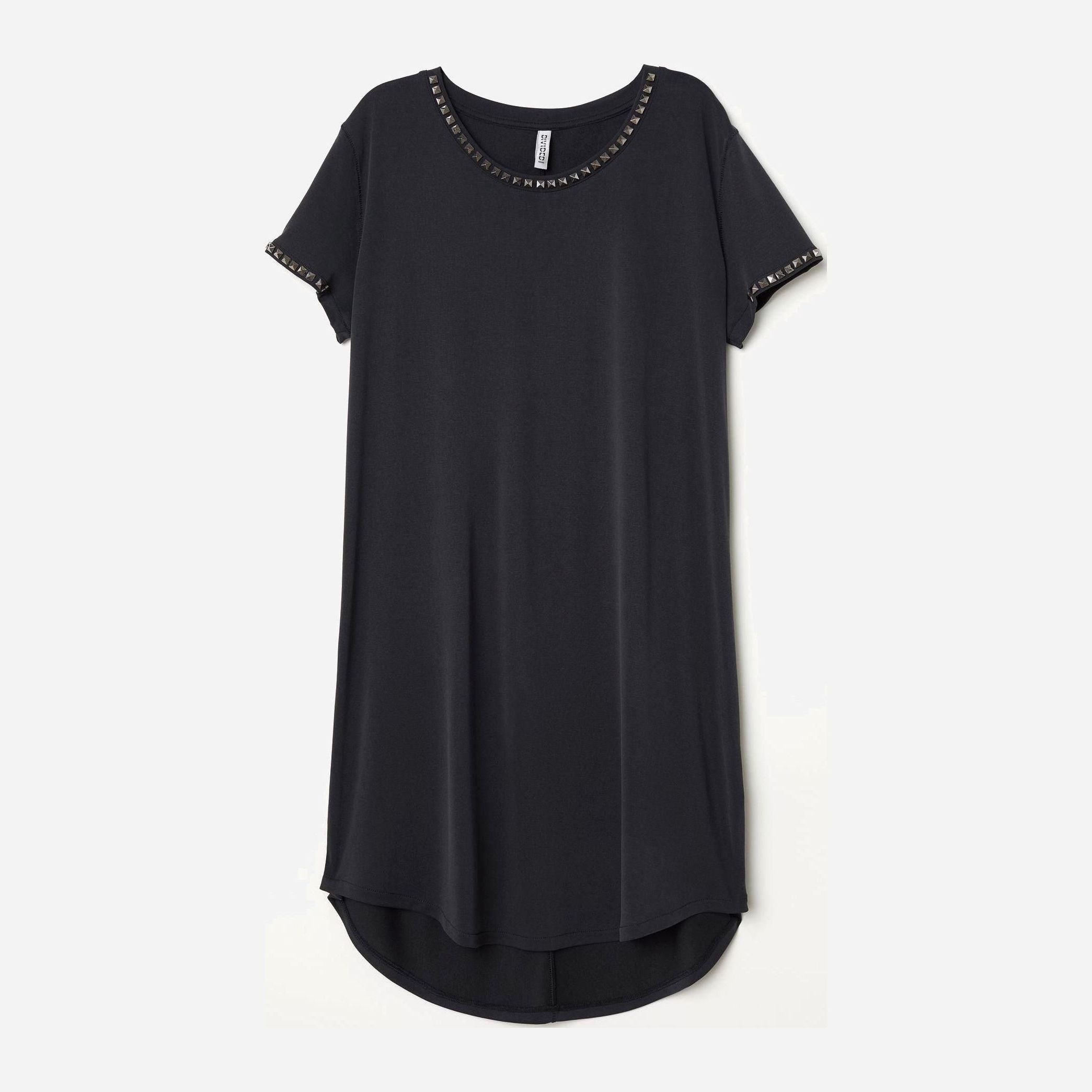 

Туника H&M 5709009-AAAD XS Черная