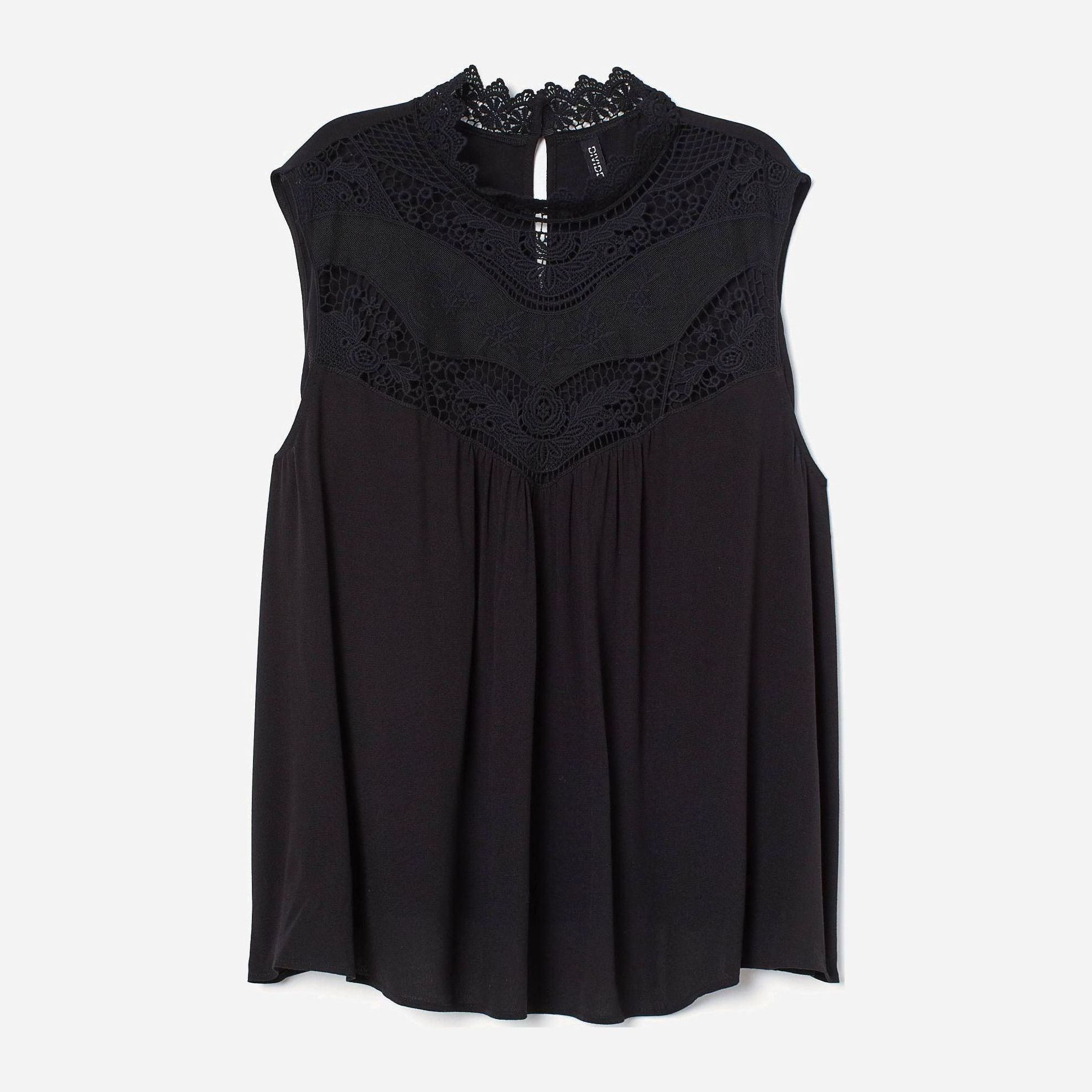 

Блузка H&M 9019392-AAAD L Черная