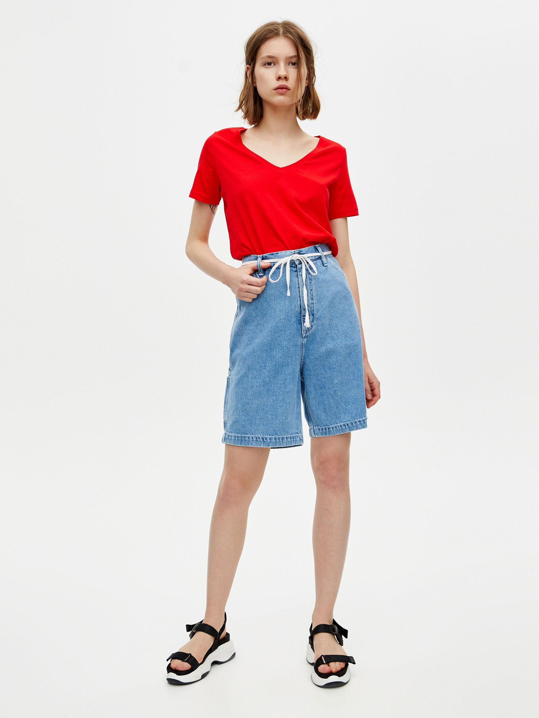 

Футболка Pull & Bear 9231/382/600-ACVF L Красная