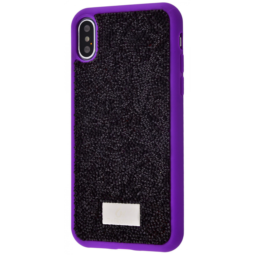 

TPU чехол Epik Bling World Grainy Diamonds для Apple iPhone XS Max 6.5" Фиолетовый