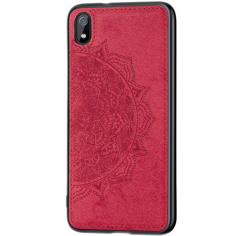 

TPU+Textile чехол Epik Mandala с 3D тиснением для Samsung Galaxy A10 Красный