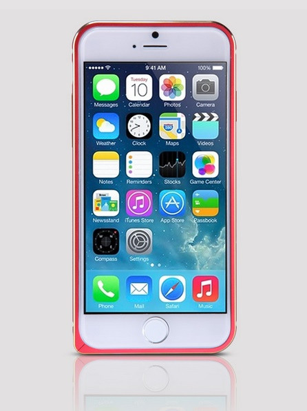 

Металлический бампер Nillkin Gothic Series для Apple iPhone 6/6s (4.7") Красный (9358)