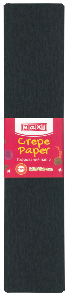 

Набор гофрированной бумаги Maxi 100% 50 х 250 см 10 шт Черной (MX61616-01)
