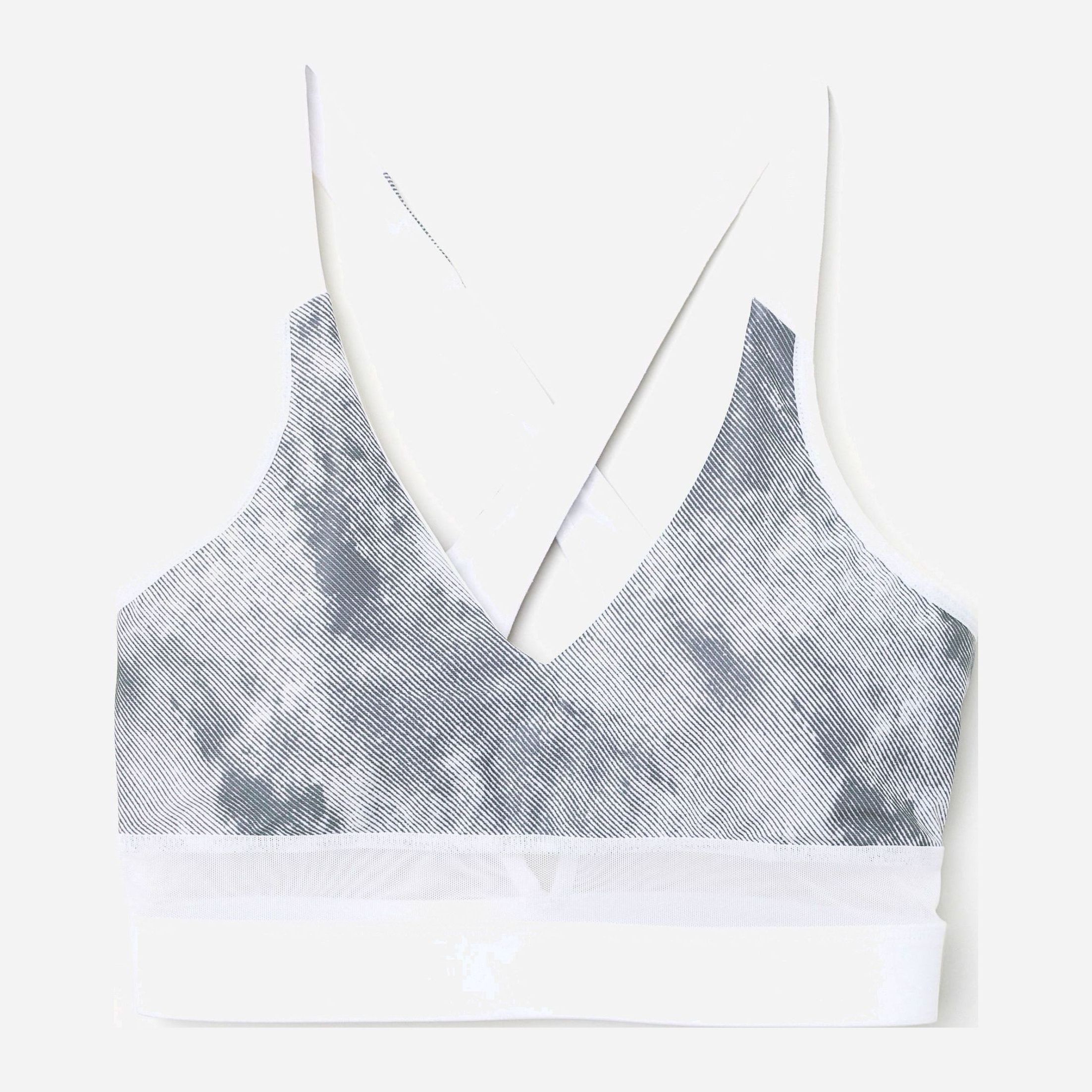 

Спортивный топ H&M 6285867-AAUF S Белый с серым