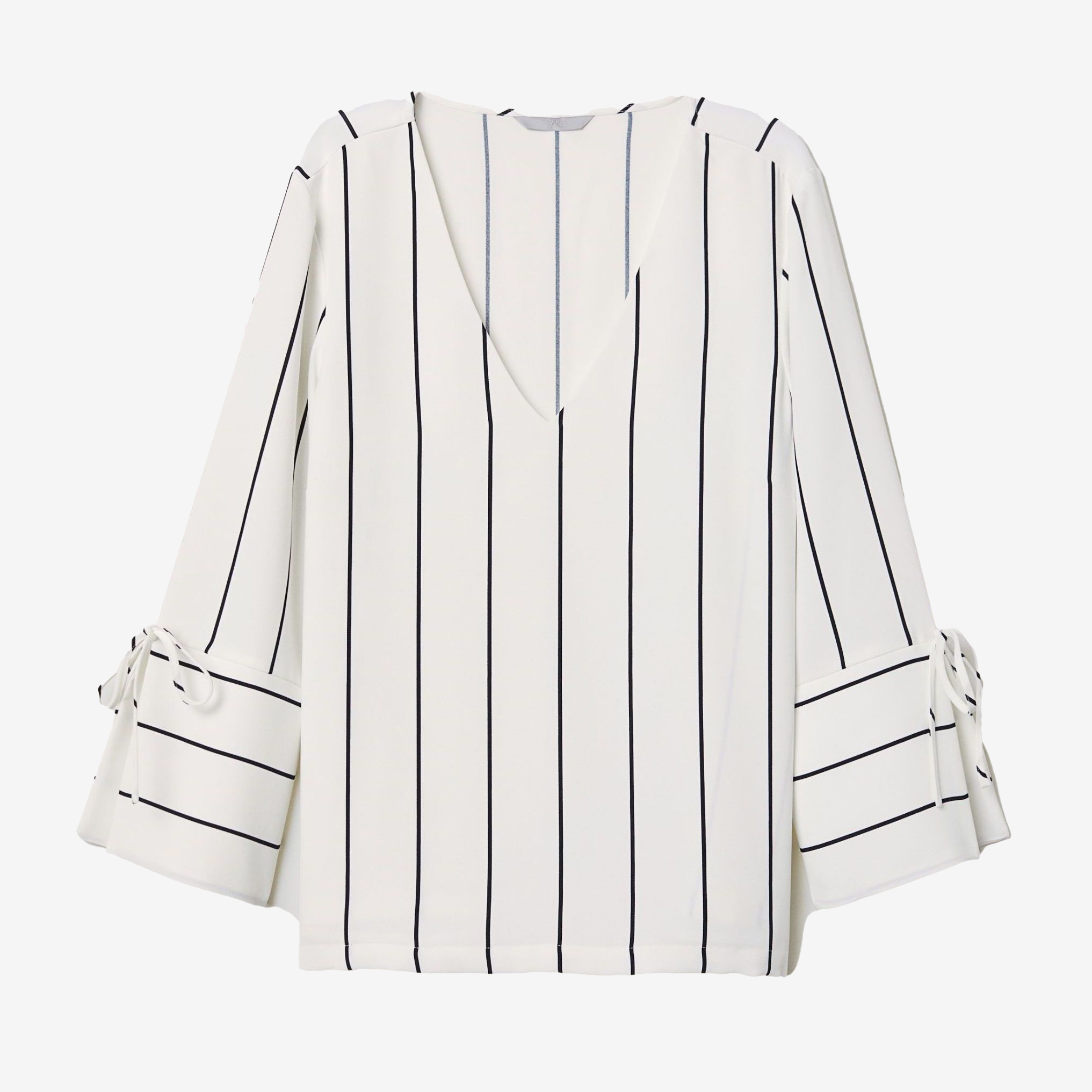 

Блузка H&M 6343328-ACSP 48 Белая с черным