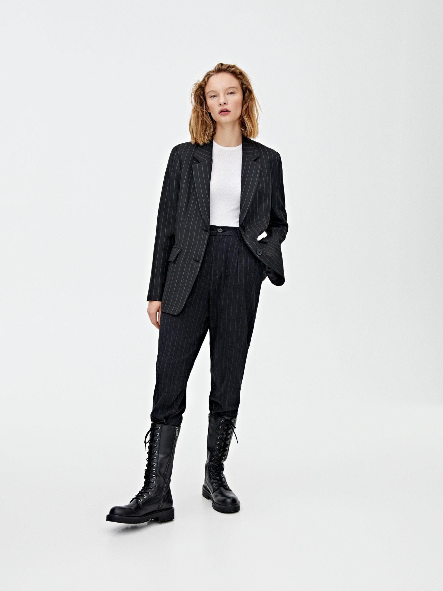 

Жакет Pull & Bear 9781/305/807-ABCL L Темно-серый