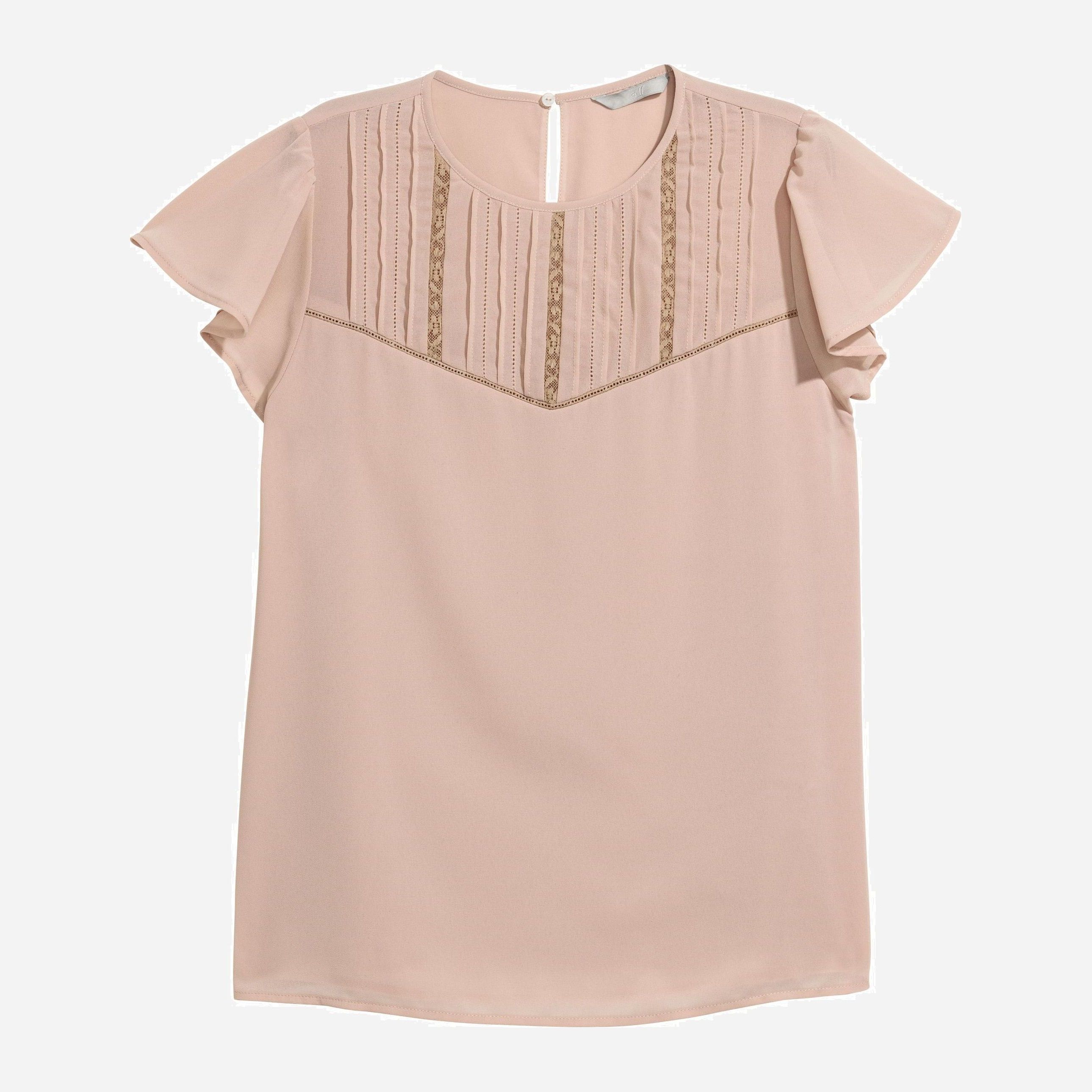 

Блузка H&M 6220467-ACUH 38 Бледно-розовая