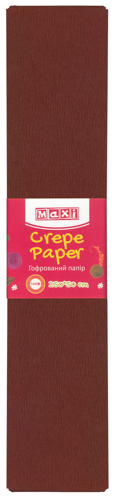 

Набор гофрированной бумаги Maxi 100% 50 х 250 см 10 шт Коричневой (MX61616-07)