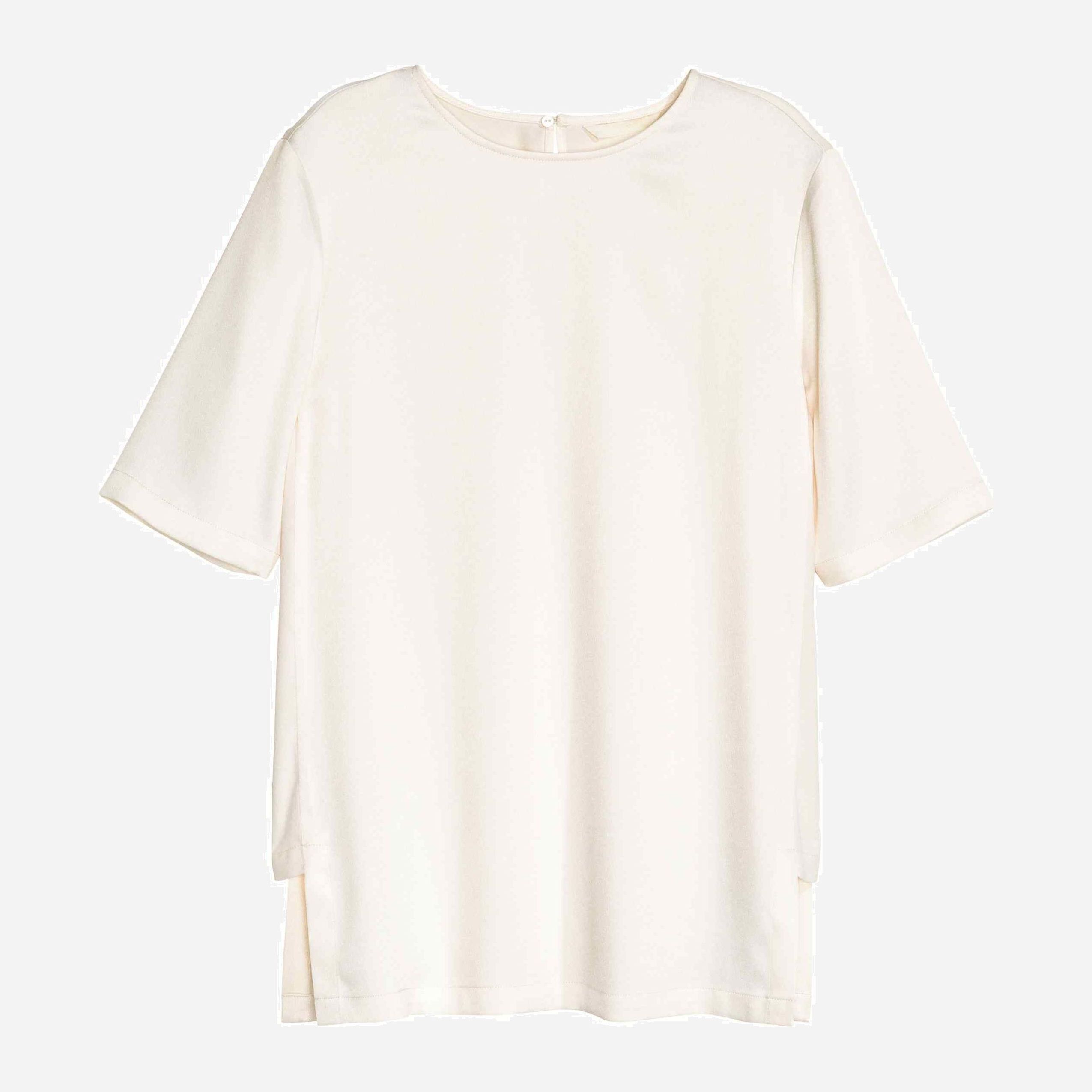 

Блузка H&M 4463554-ABAK 38 Молочная