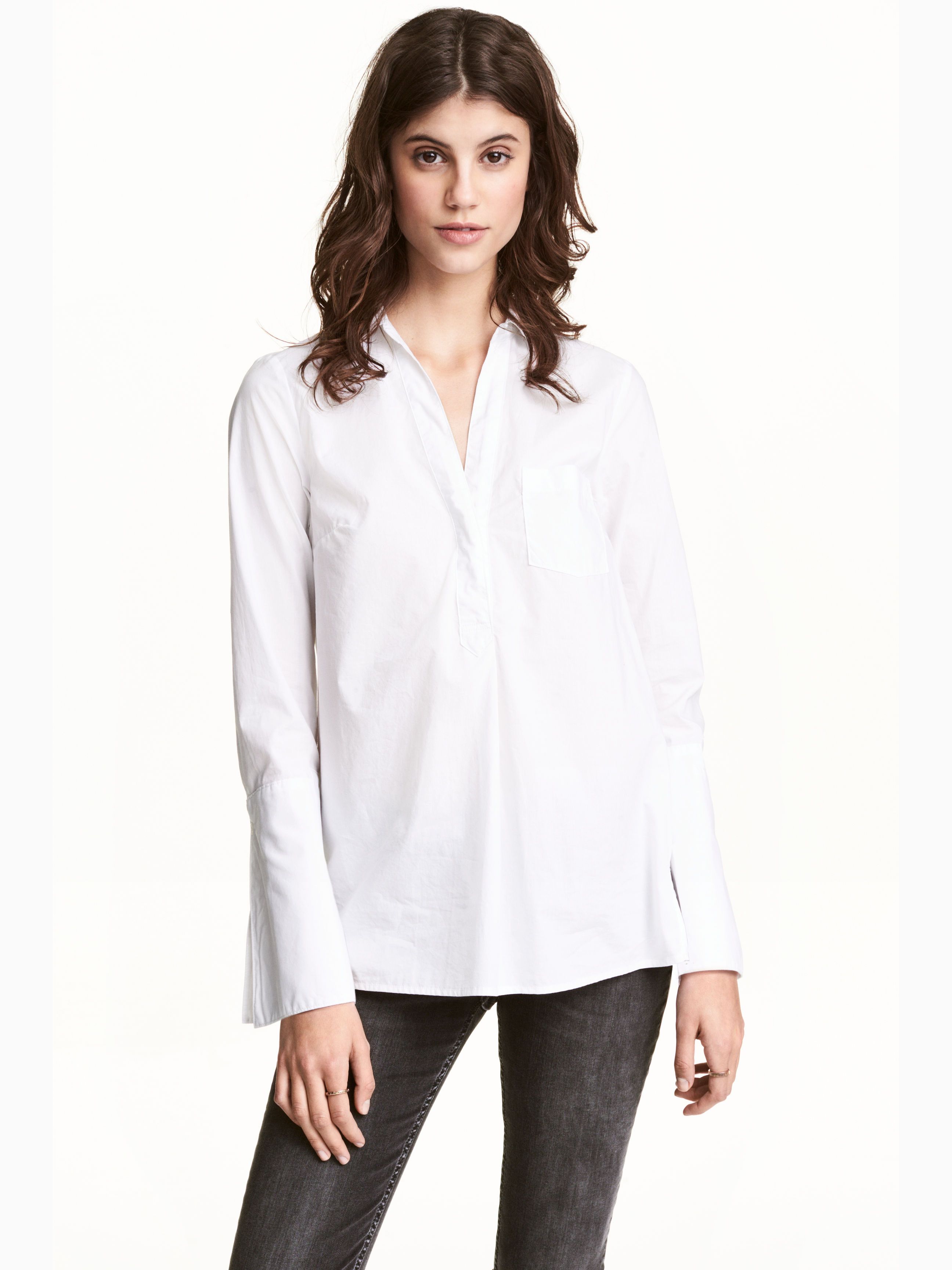 

Блузка H&M 4587905-ACTS 36 Белая