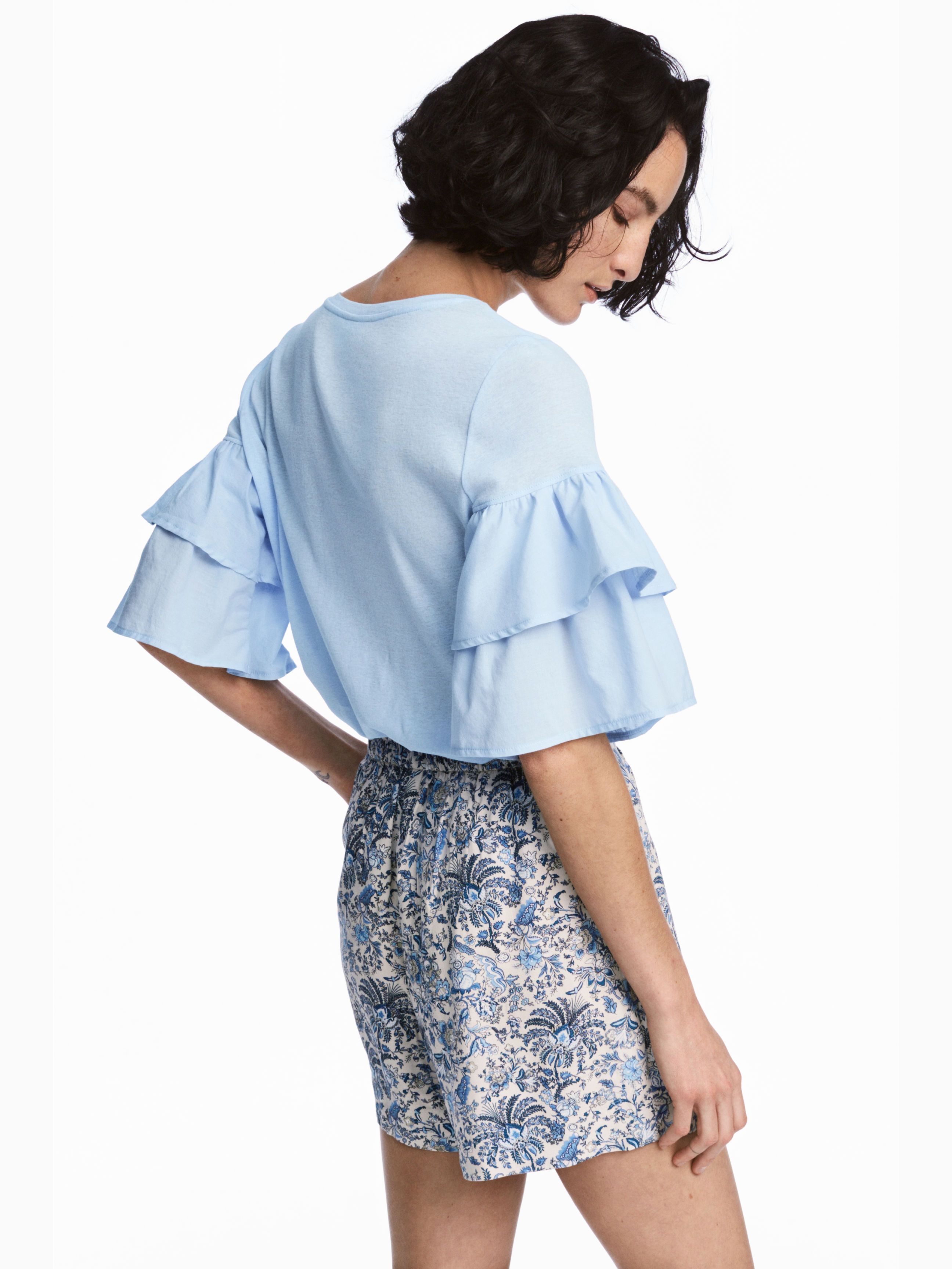 

Блузка H&M 5472646-ACUP XL Голубая