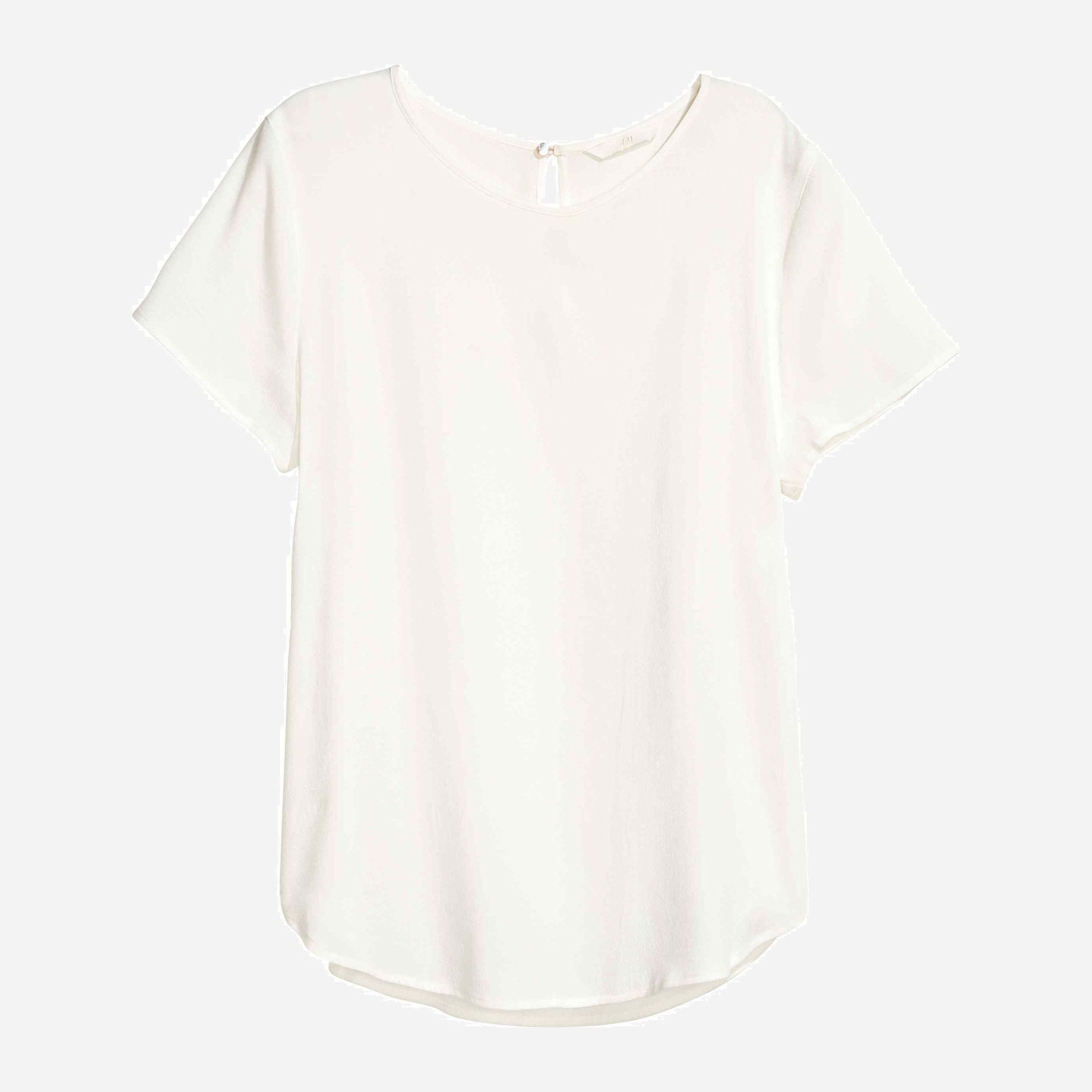 

Блузка H&M 4442615-ACTS 38 Белая