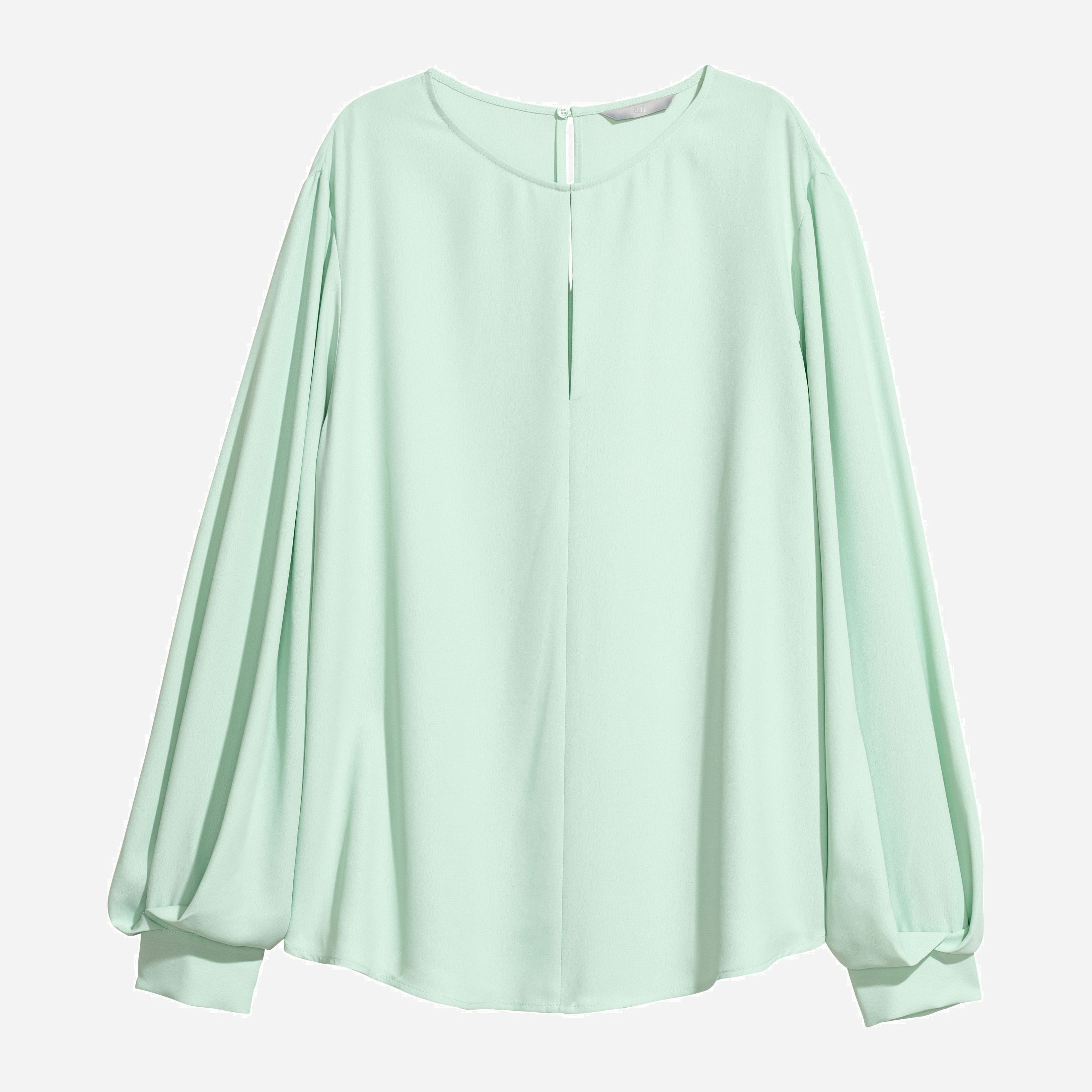 

Блузка H&M 6193247-ACVR 38 Мятная
