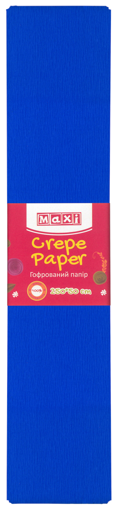 

Набор гофрированной бумаги Maxi 100% 50 х 250 см 10 шт Сине-фиолетовой (MX61616-25)