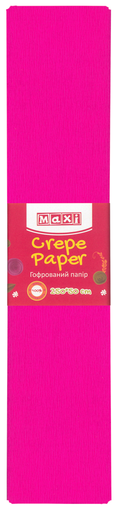 

Набор гофрированной бумаги Maxi 100% 50 х 250 см 10 шт Малиновой (MX61616-47)