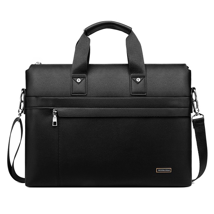 

Мужская сумка Polo Vicuna черная (1101-5-BL)