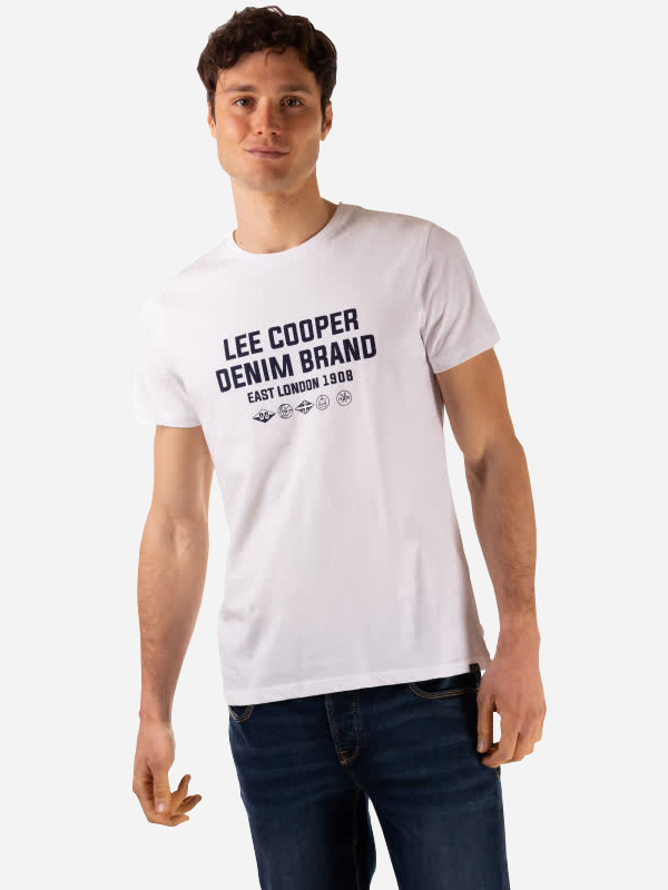 

Футболка Lee Cooper 10196117-13 XXL White