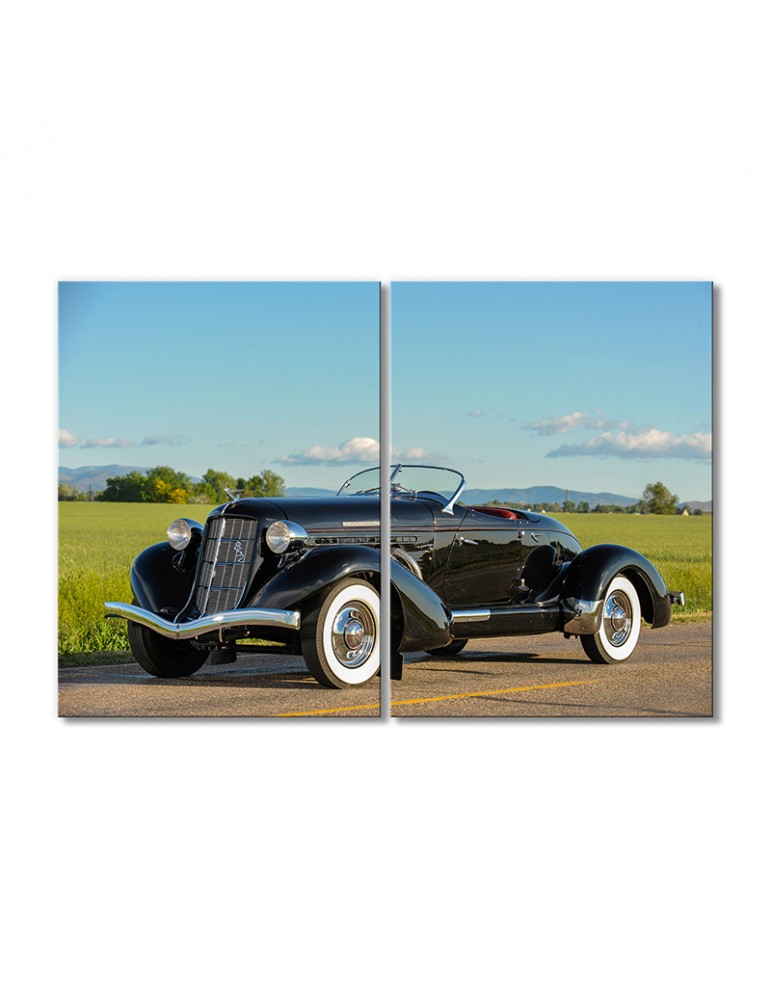 

Модульная картина Artel «1936 год Оберн 852 SC Лодочный Спидстер» 2 модуля 50x75 см