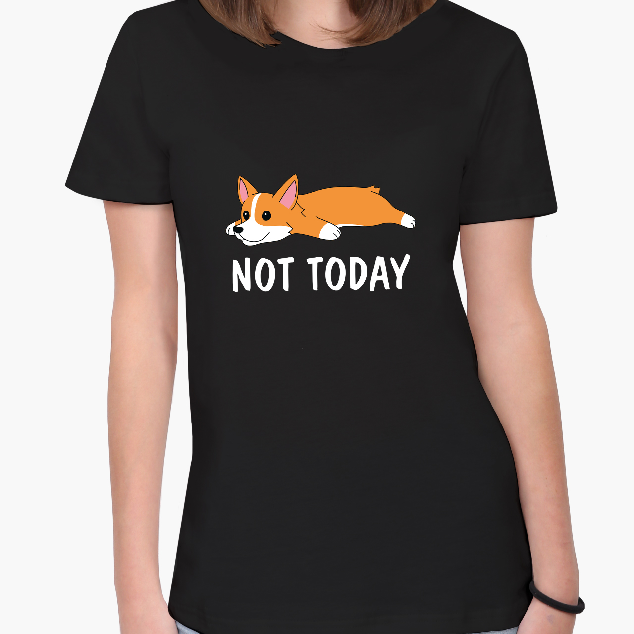 

Футболка женская Не сегодня (Not Today) (8976-2019-5) XXL Черная