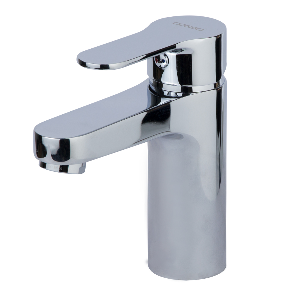 

Смеситель RIVA Ø35 для раковины литой на гайке CORSO (DE-1A139C) (9629000)