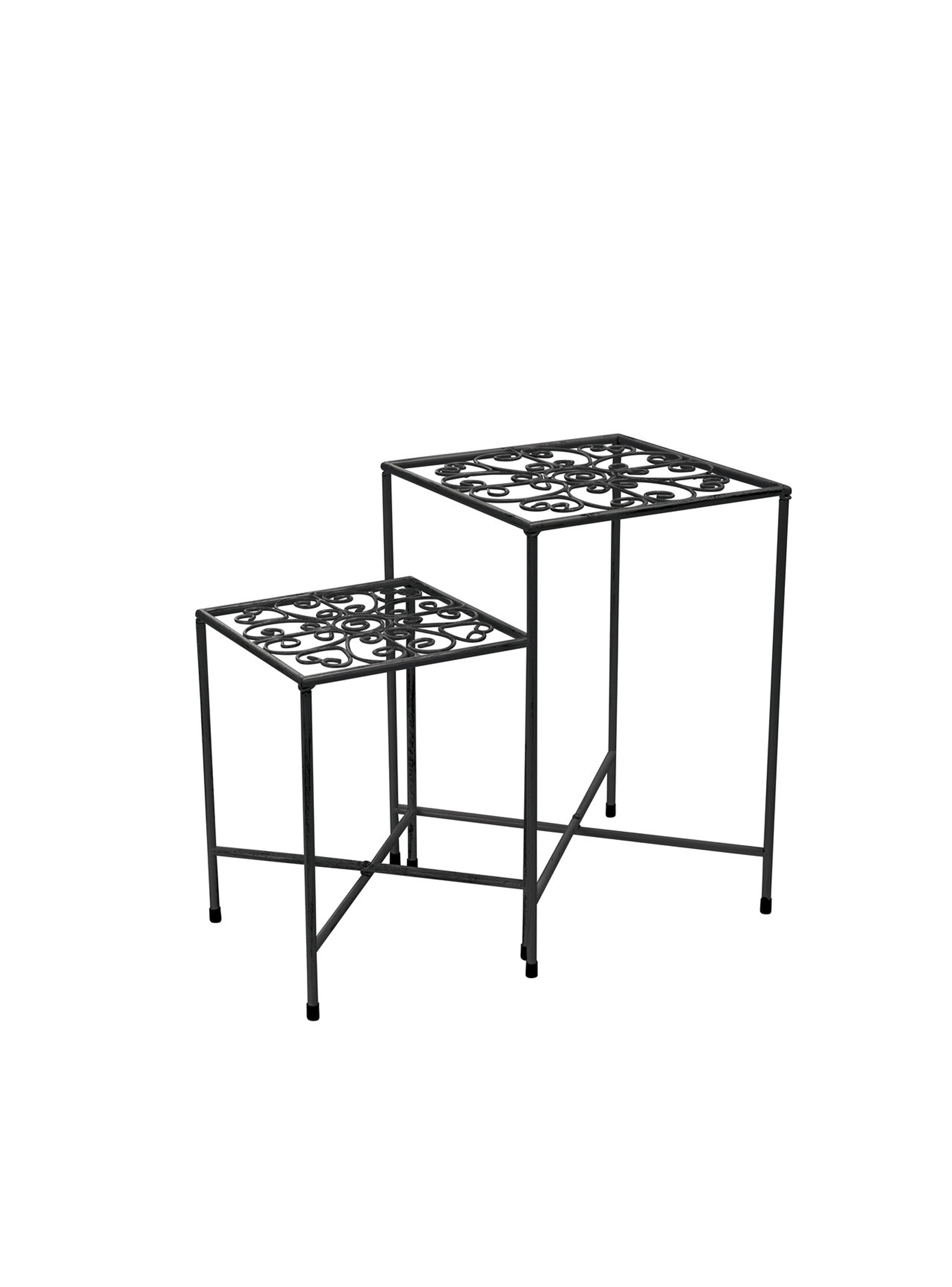 

Декоративные подставки 2 шт Florabest черный LI-110231