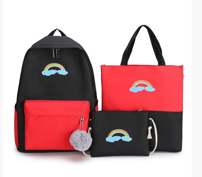 

Комплект Рюкзак женский + сумки + пенал Sugebag Черный (190G)