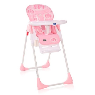 

Стульчик для кормления Lorelli CRYSPI pink hearts
