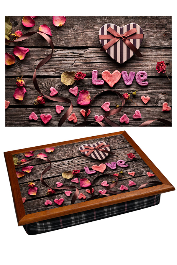 

Поднос подушка SNG "Love лепестки 2.14"