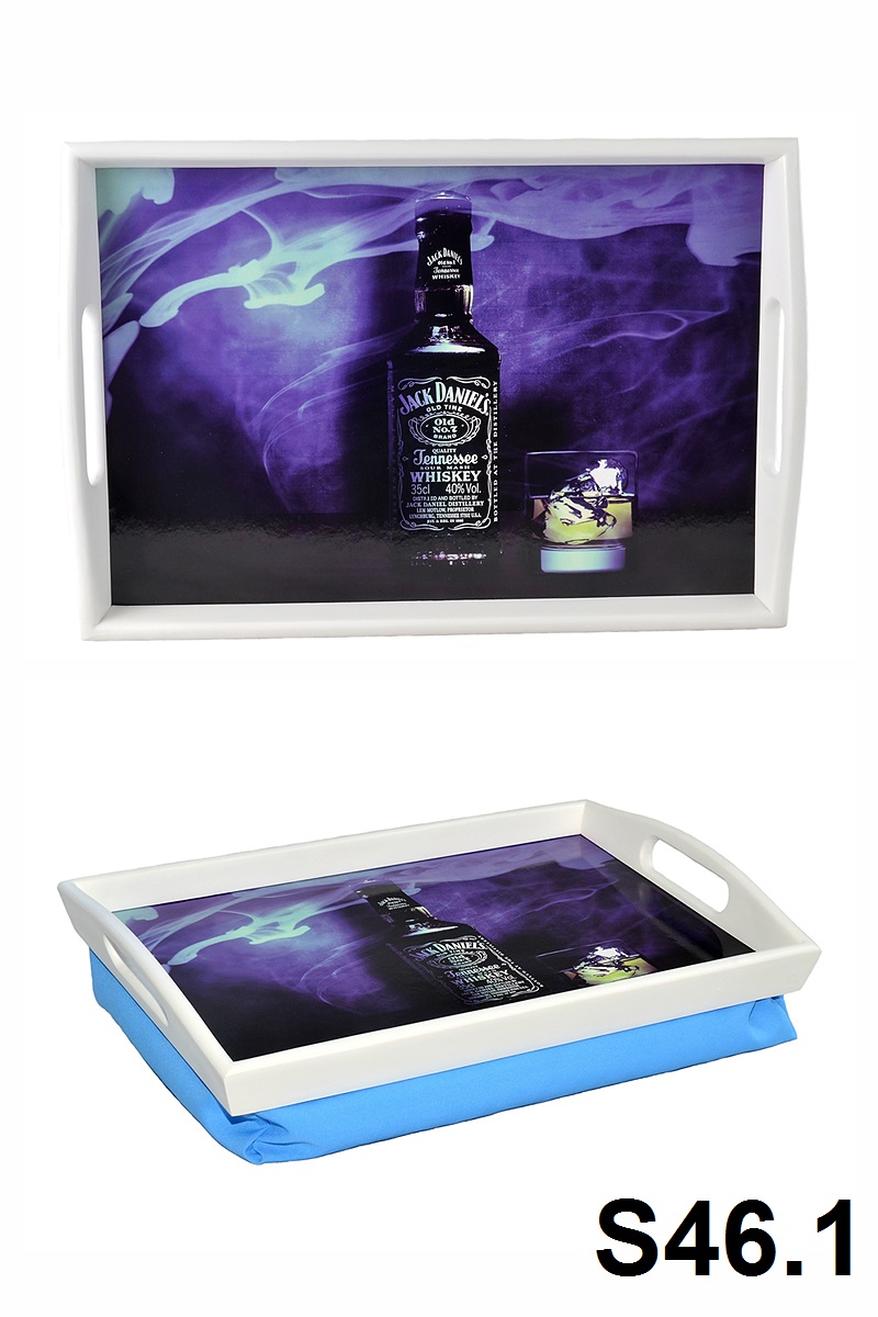 

Поднос подушка с ручками белый Jack Daniels (PS46-1)