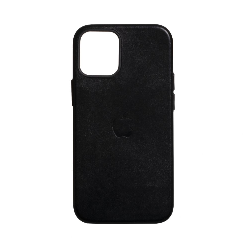 

Чехол-накладка MagSafe Leather Case Full Size для Apple iPhone 12 Mini Black