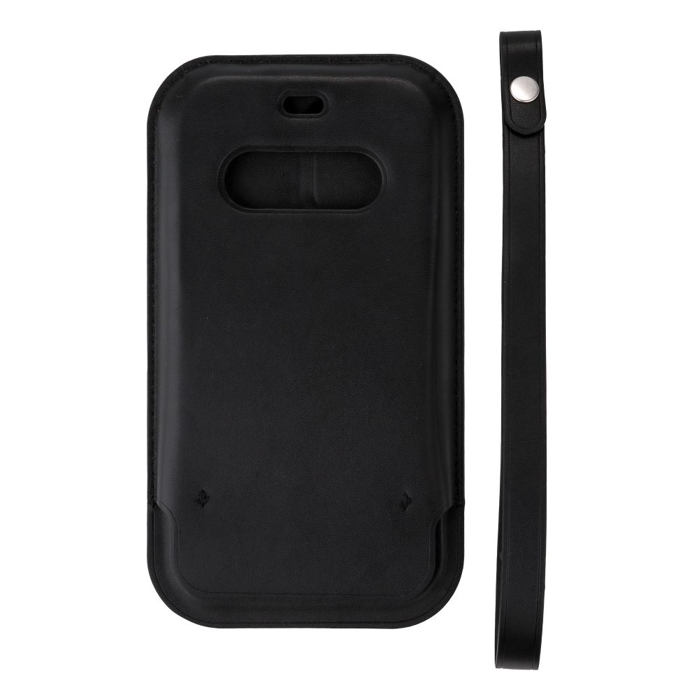 

Чехол-футляр MagSafe Leather Sleeve Case Full Size для Apple Iphone 12 Mini Black