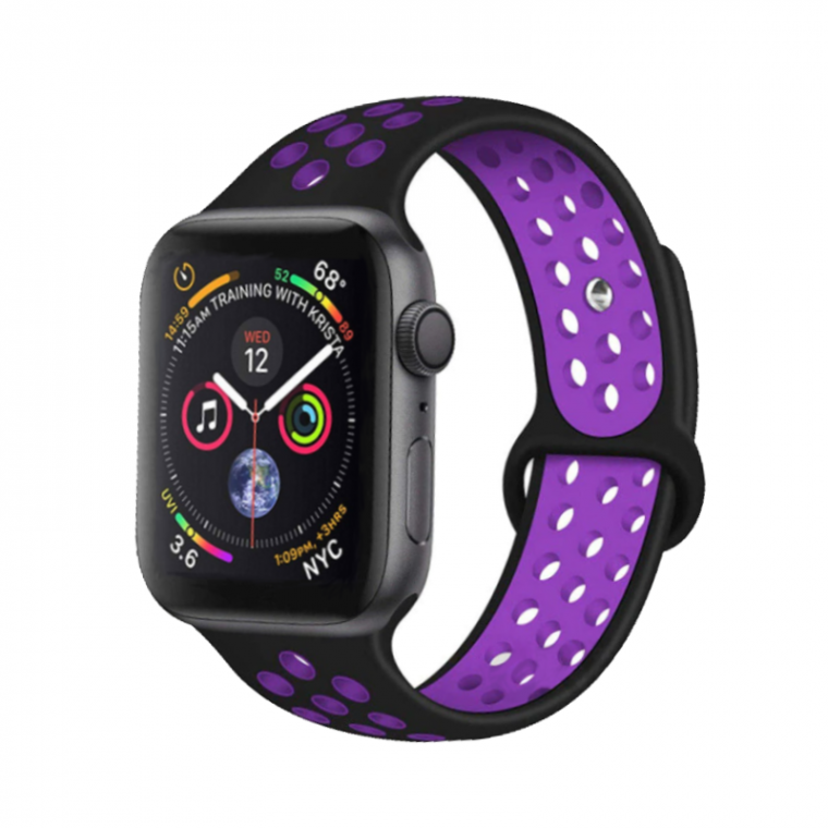 Ремешок Apple Nike Sport Band для Apple Watch 38 mm размер S "19" Black ...