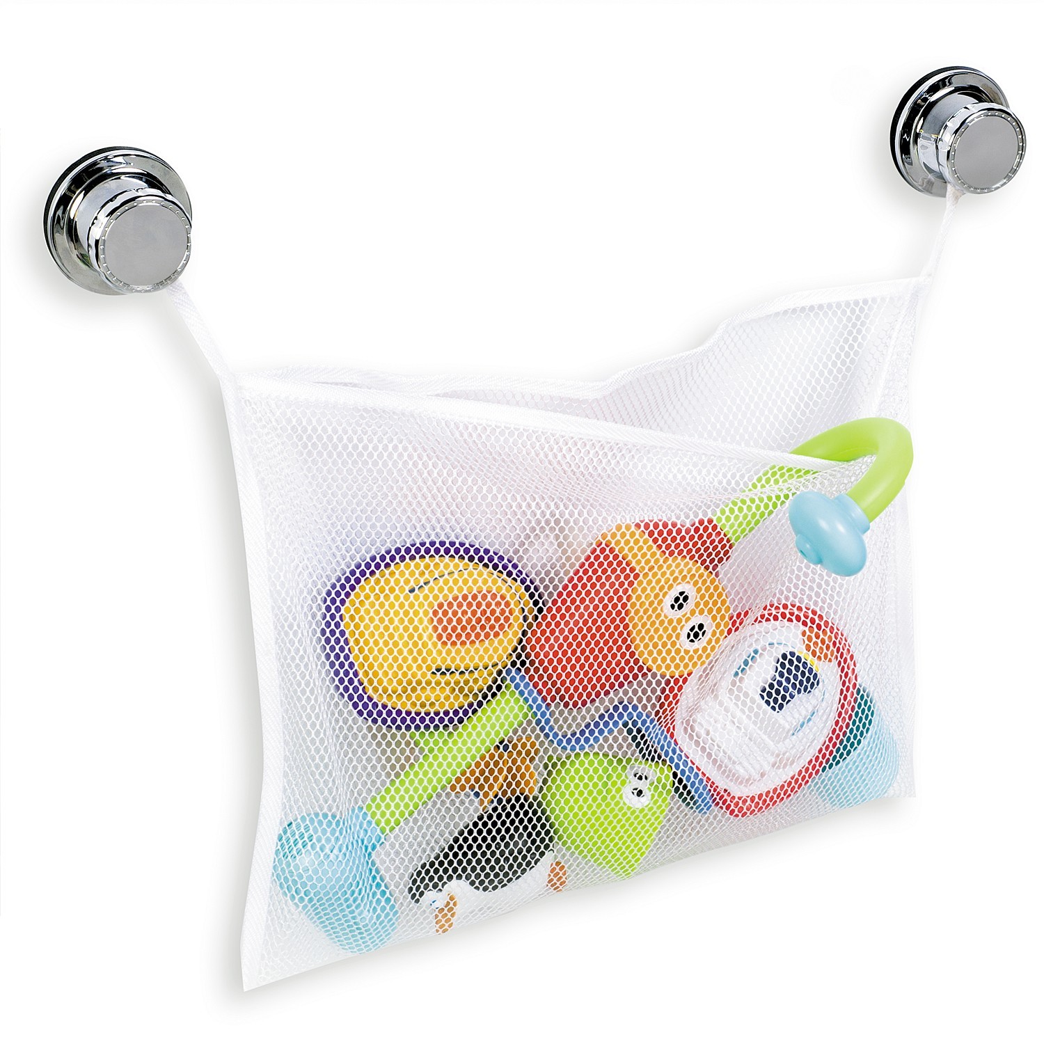

Мешок cетка для игрушек Tatkraft Vacuum Screw Teddy на вакуумных присосках 41x30 см (10840)