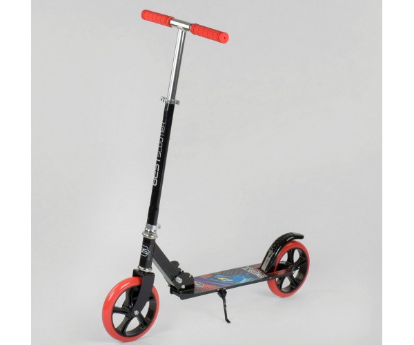 

Двухколесный самокат Best Scooter складной 30458, Черный