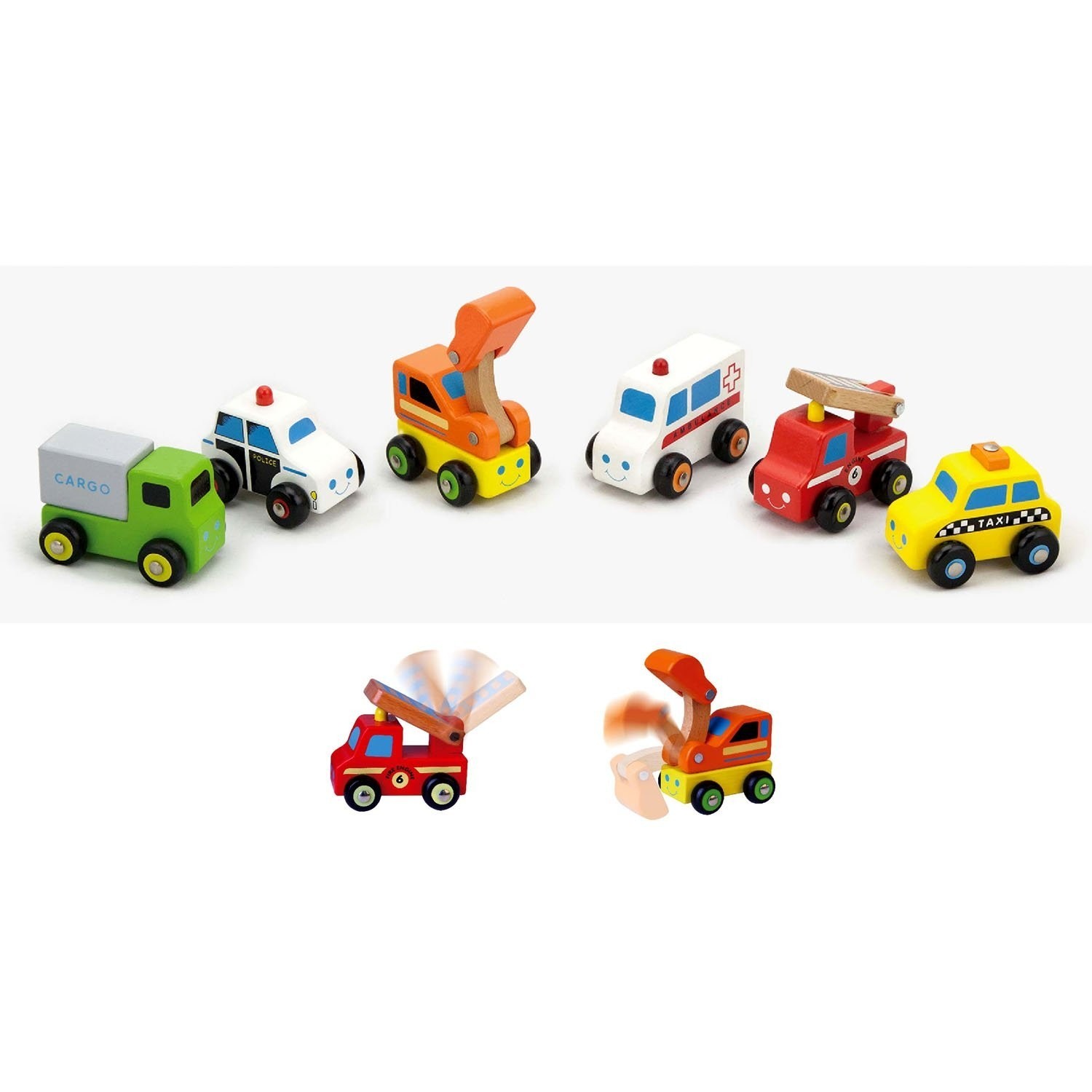 

Набор Viga Toys "Мини-машинки" 6 шт.