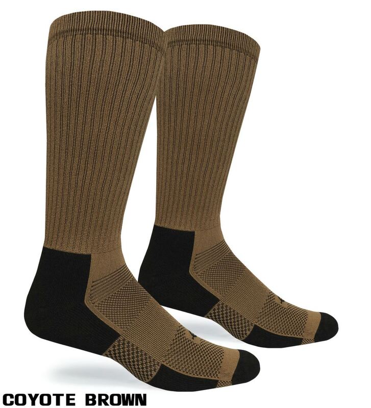 

Антибактериальные потоотводящие носки Covert Threads JUNGLE SOCK Medium, Койот
