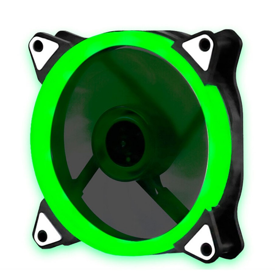 

Кулер корпусной Voltronic sleeve fan 3pin + 4pin - 120мм, 12V, 1100об/мин, Green, односторонний