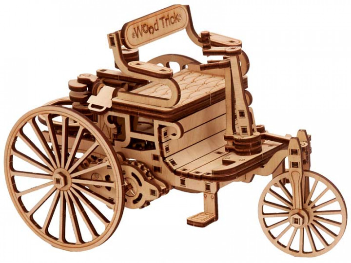 

Первый автомобиль, механический 3D-пазл, Wood Trick