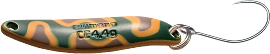 

Блесна Shimano Cardiff Slim Swimmer CE Camo Edition 4.4 г #24T Mustard Green Camo (22663308)