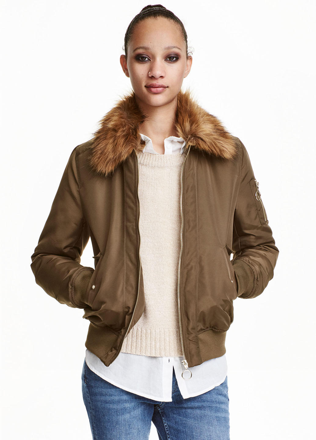 

Куртка H&M 32 Хаки 0413422_03
